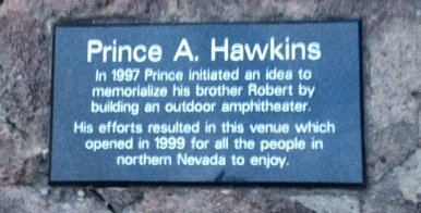 prince's plaque